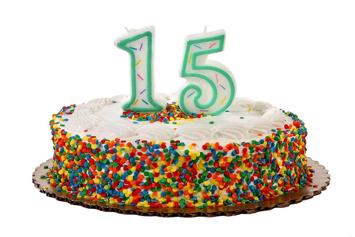 Торт на 15 лет