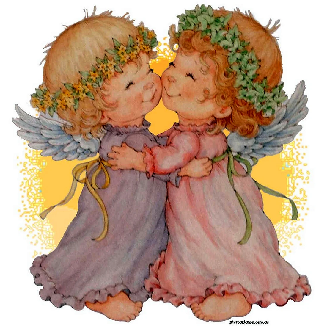 Ангелочки двойняшки
