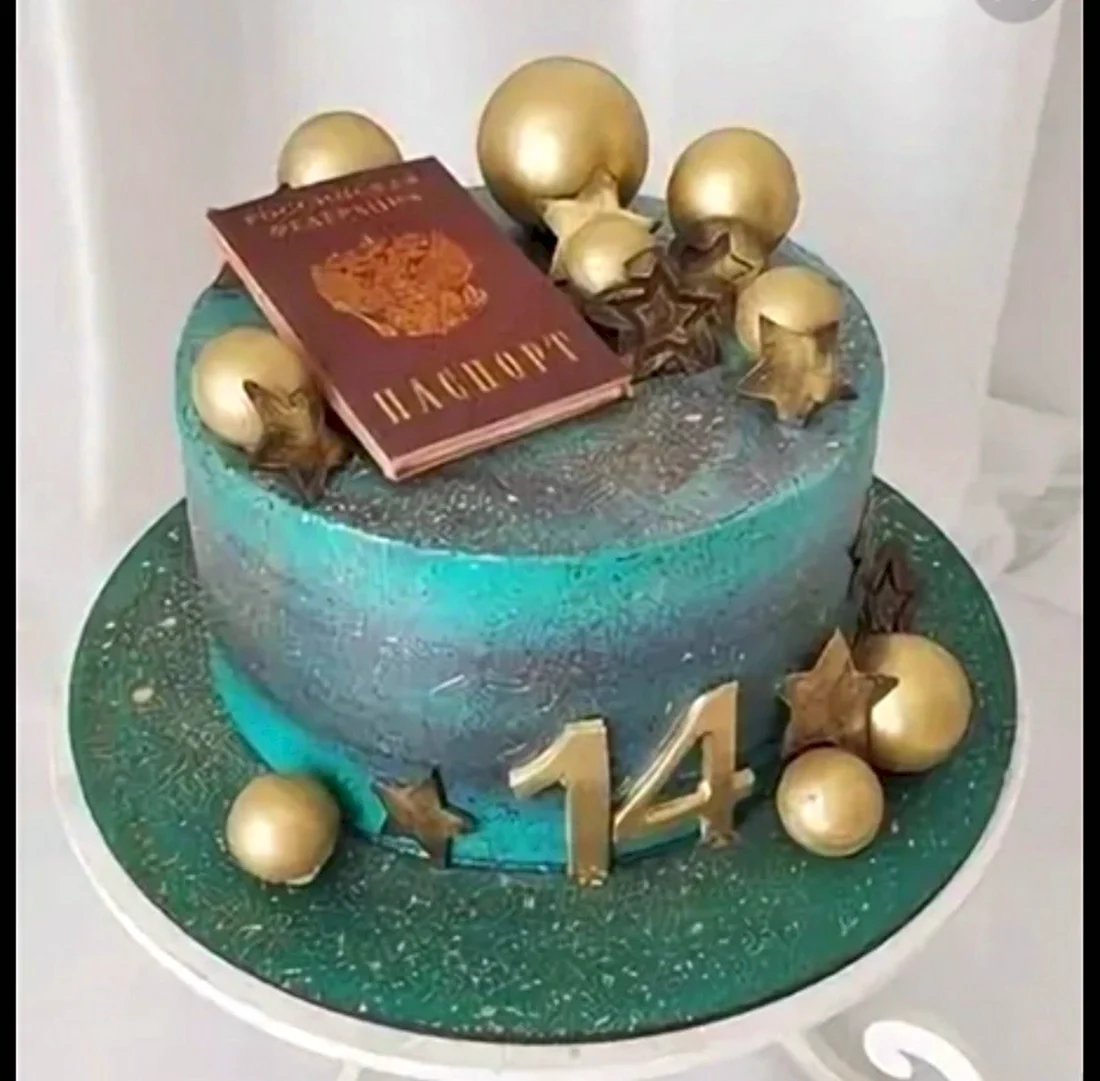 Декор торта на 14 лет мальчику