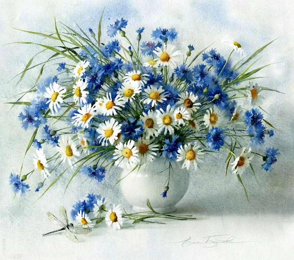 Елена Базанова.полевые цветы