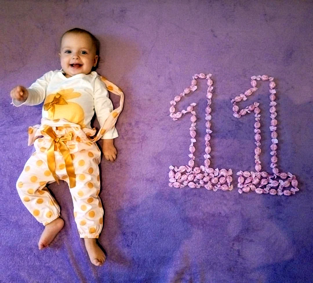 Фотосессия на 11 месяцев ребенку