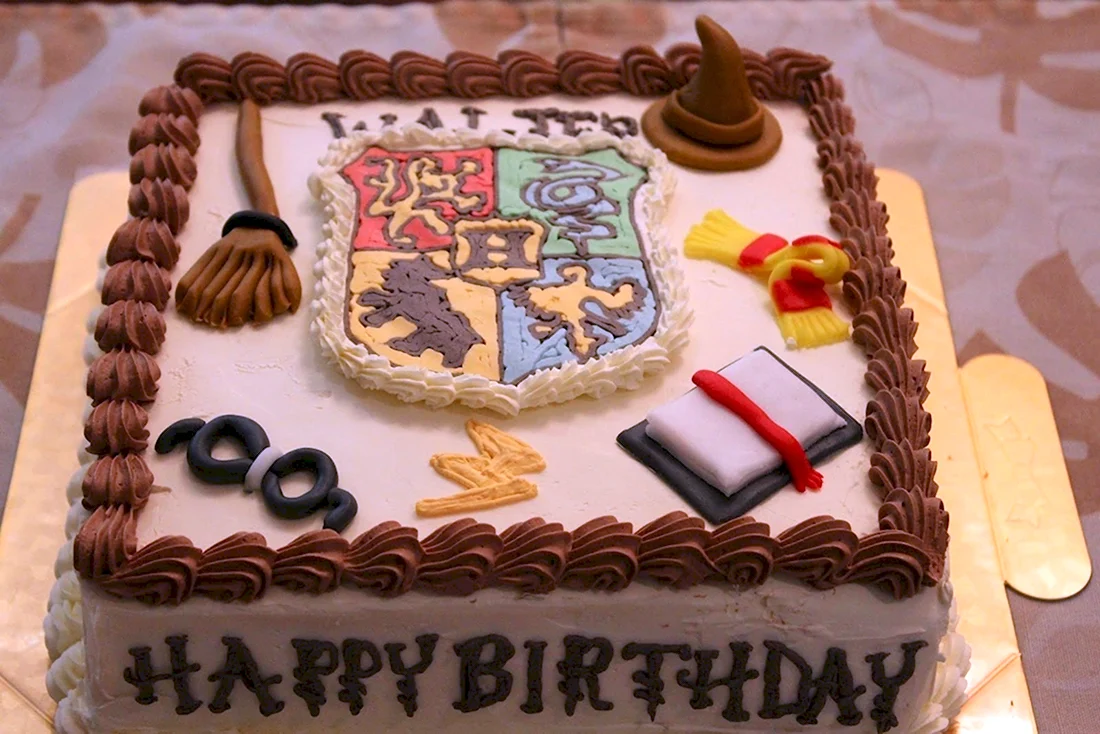 Happy Birthday торт Гарри Поттер