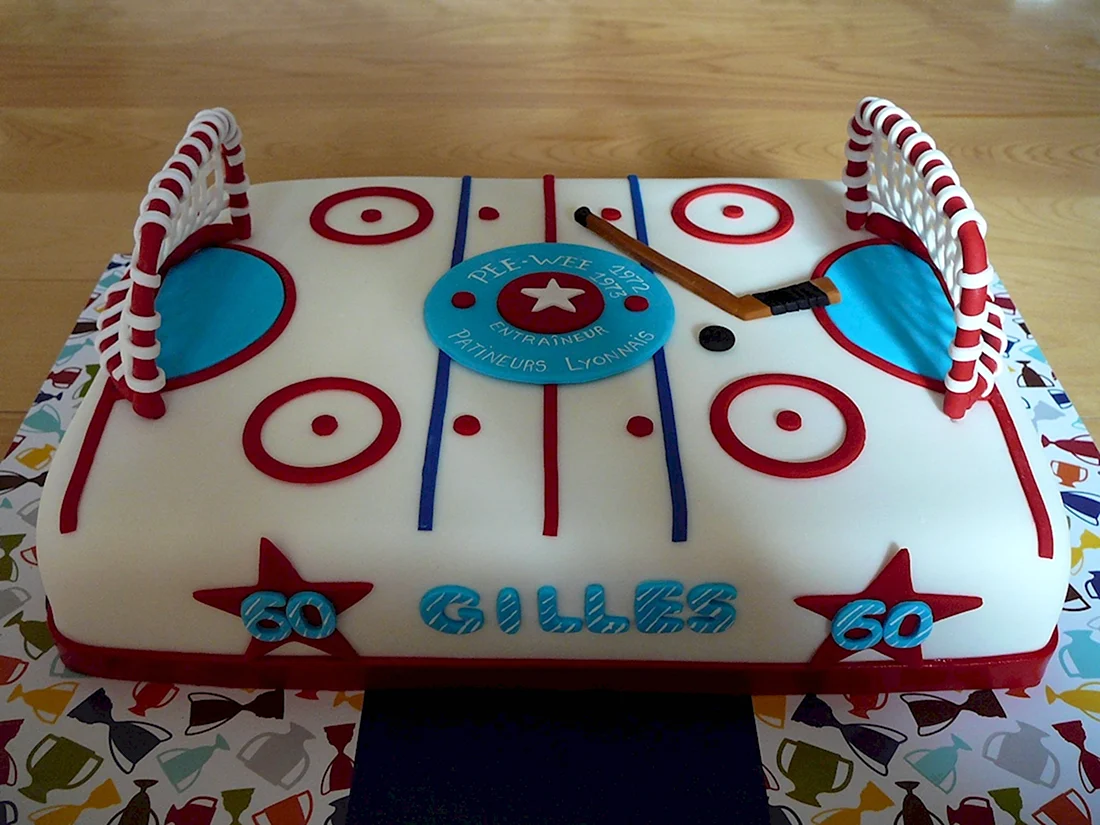 Хоккейные торты на день рождения ребенку