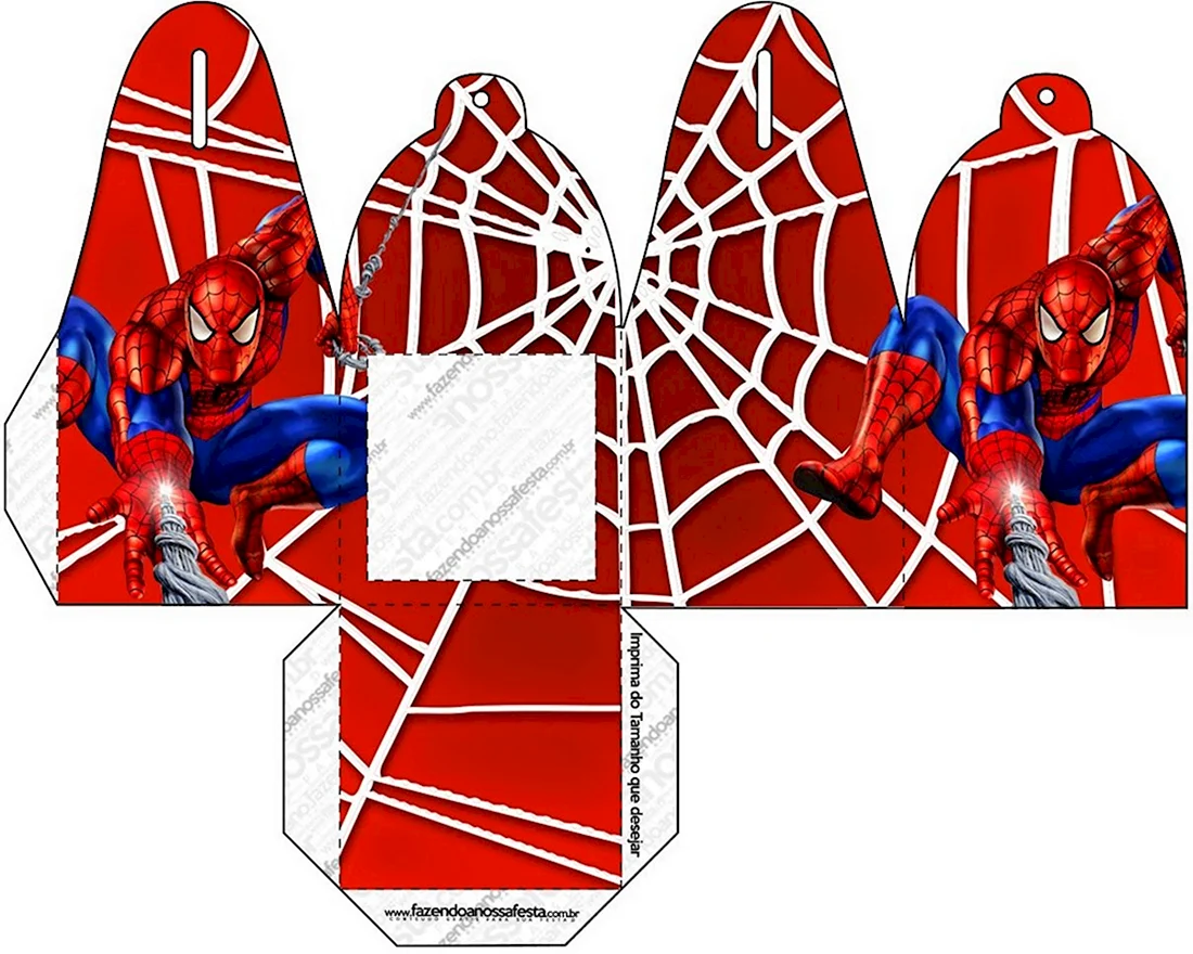 Коробочки в стиле человек паук