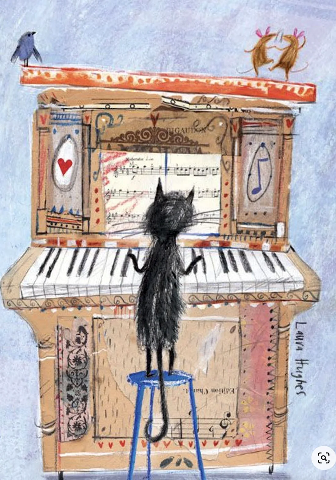 Кот за роялем