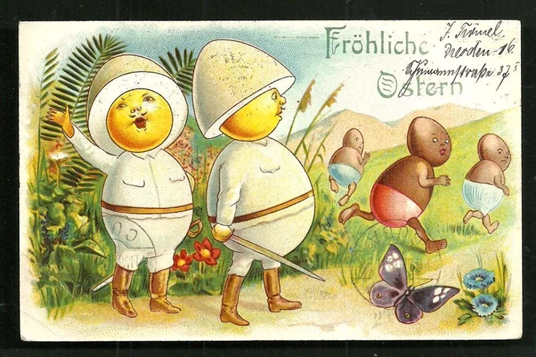 Немецкие пасхальные открытки