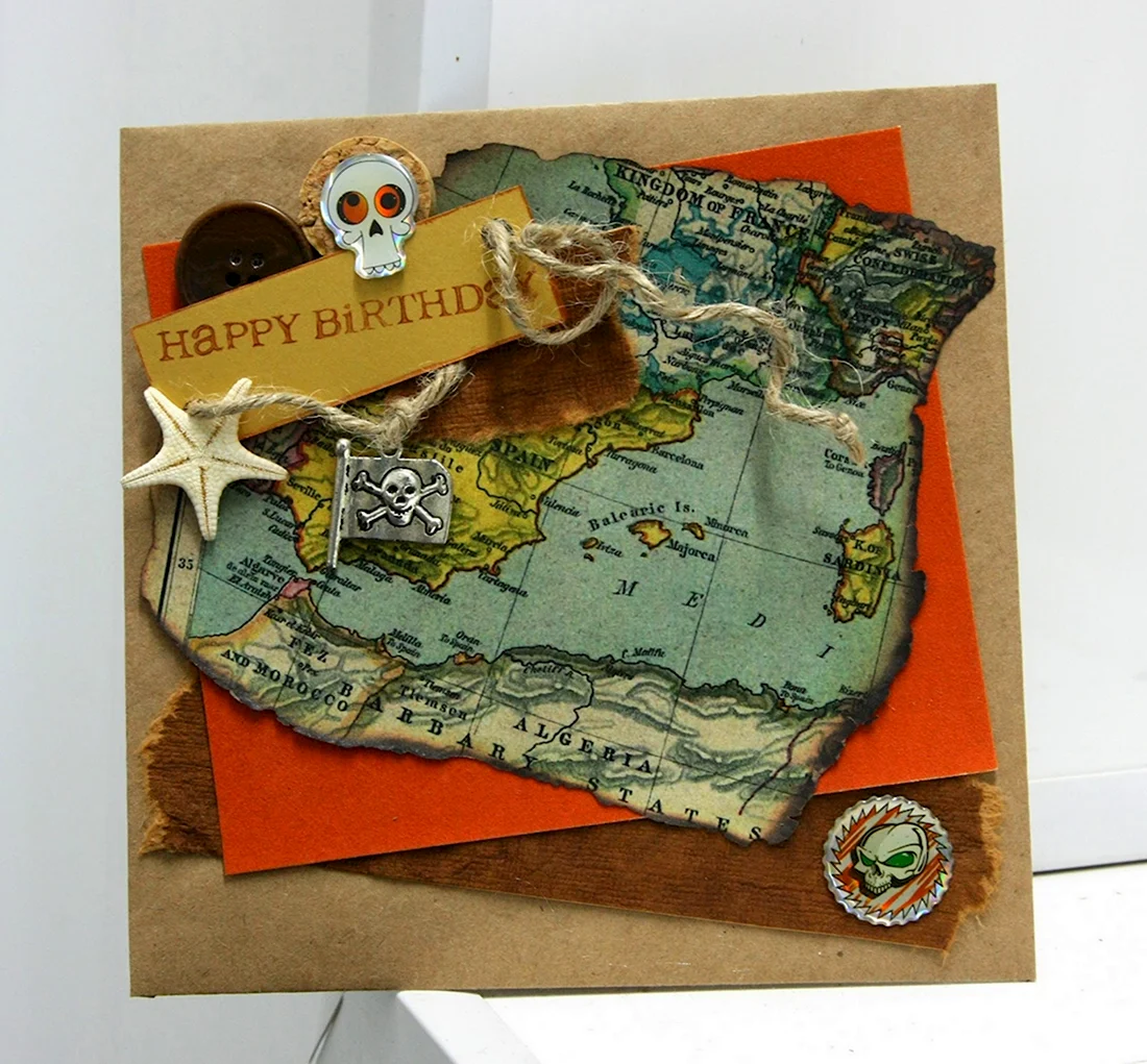 Пиратская открытка