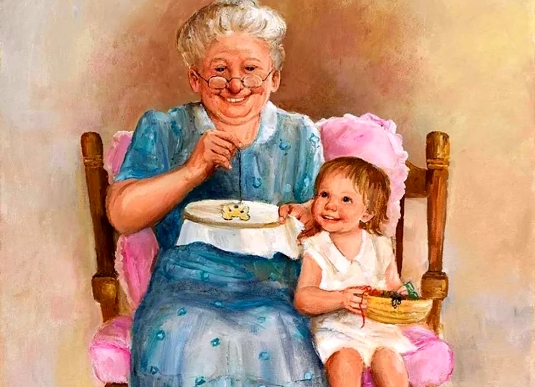 Рисунок бабушке на день рождения от внучки