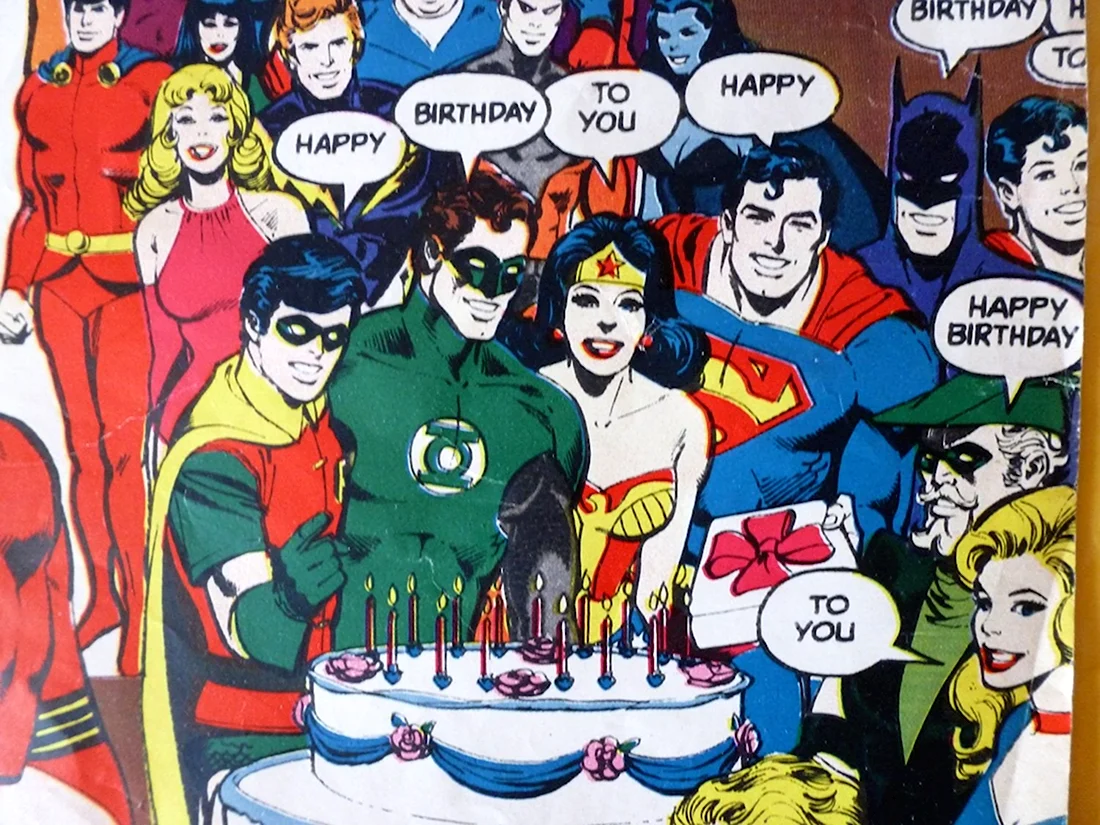 С днем рождения с супергероями