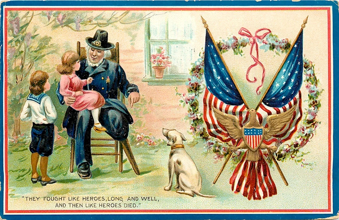 Старинные американские открытки