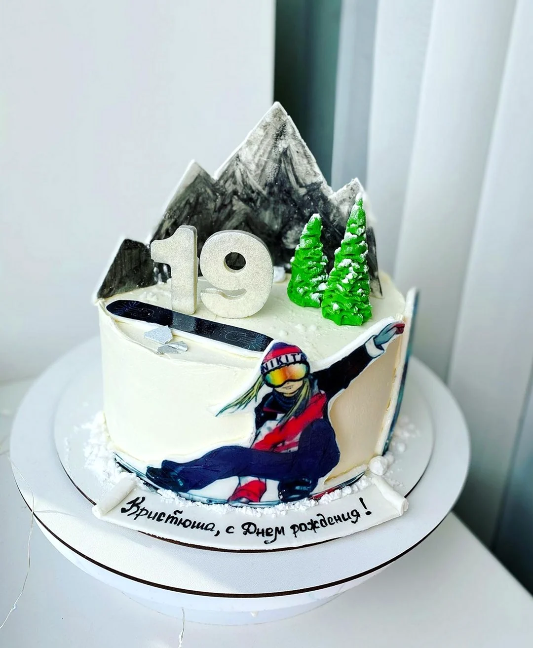 Торт для лыжника
