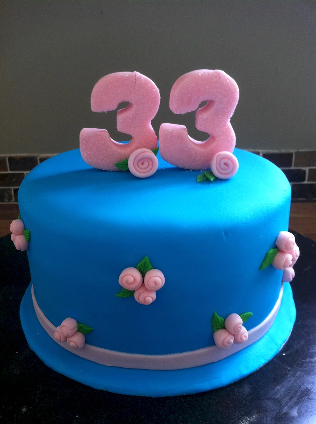 Торт на день рождения 33