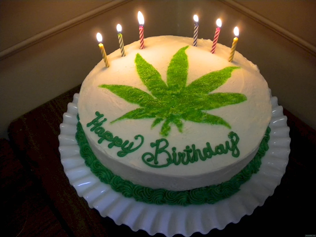 Торт с марихуаной