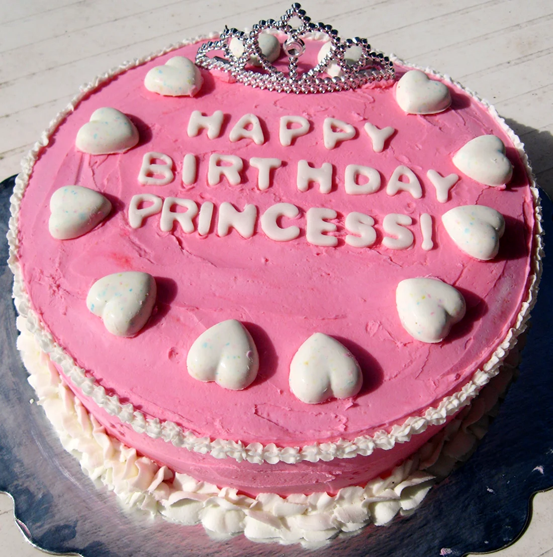 Торт с надписью с днем рождения принцесса