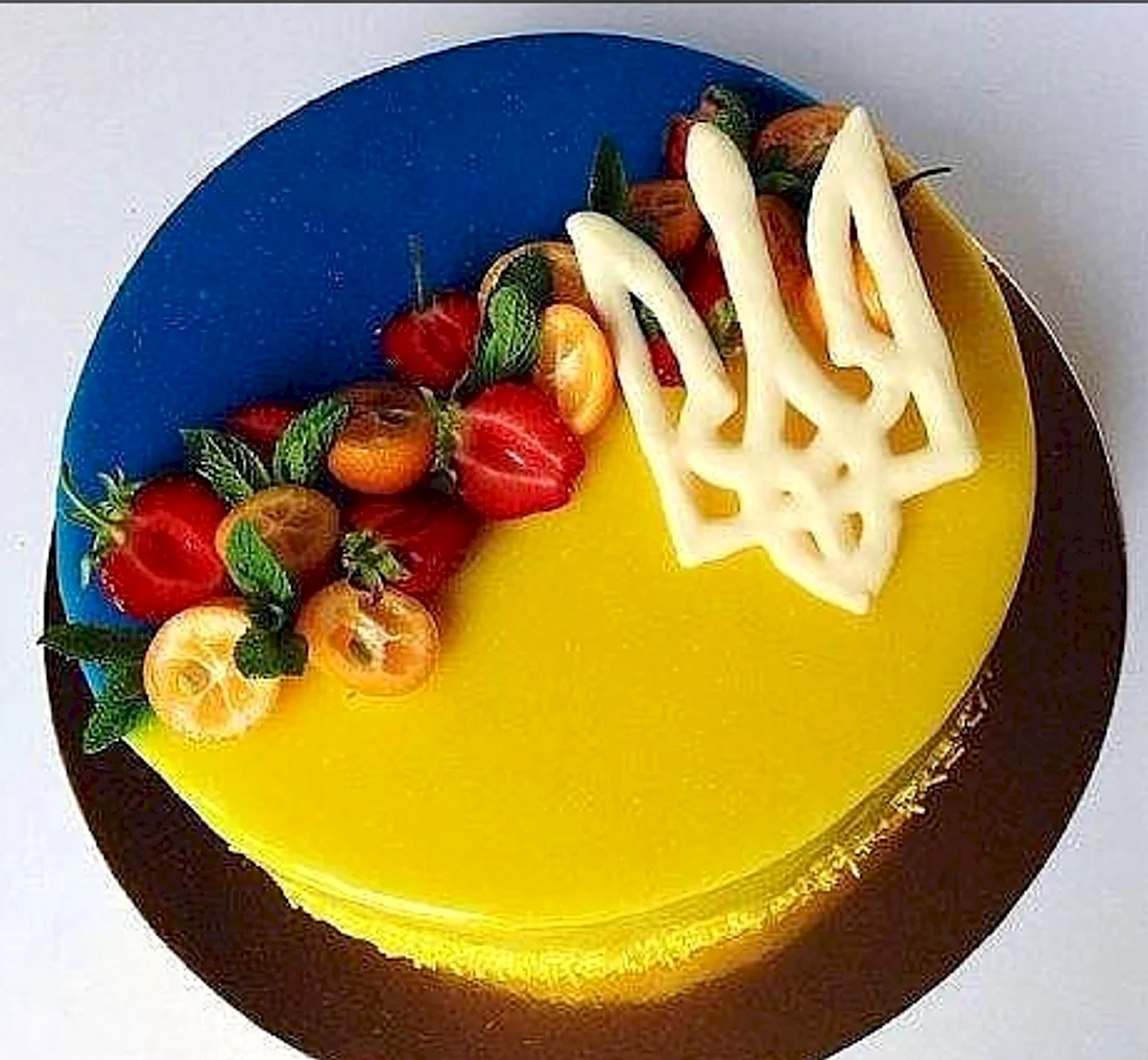 Торт с украинской тематикой