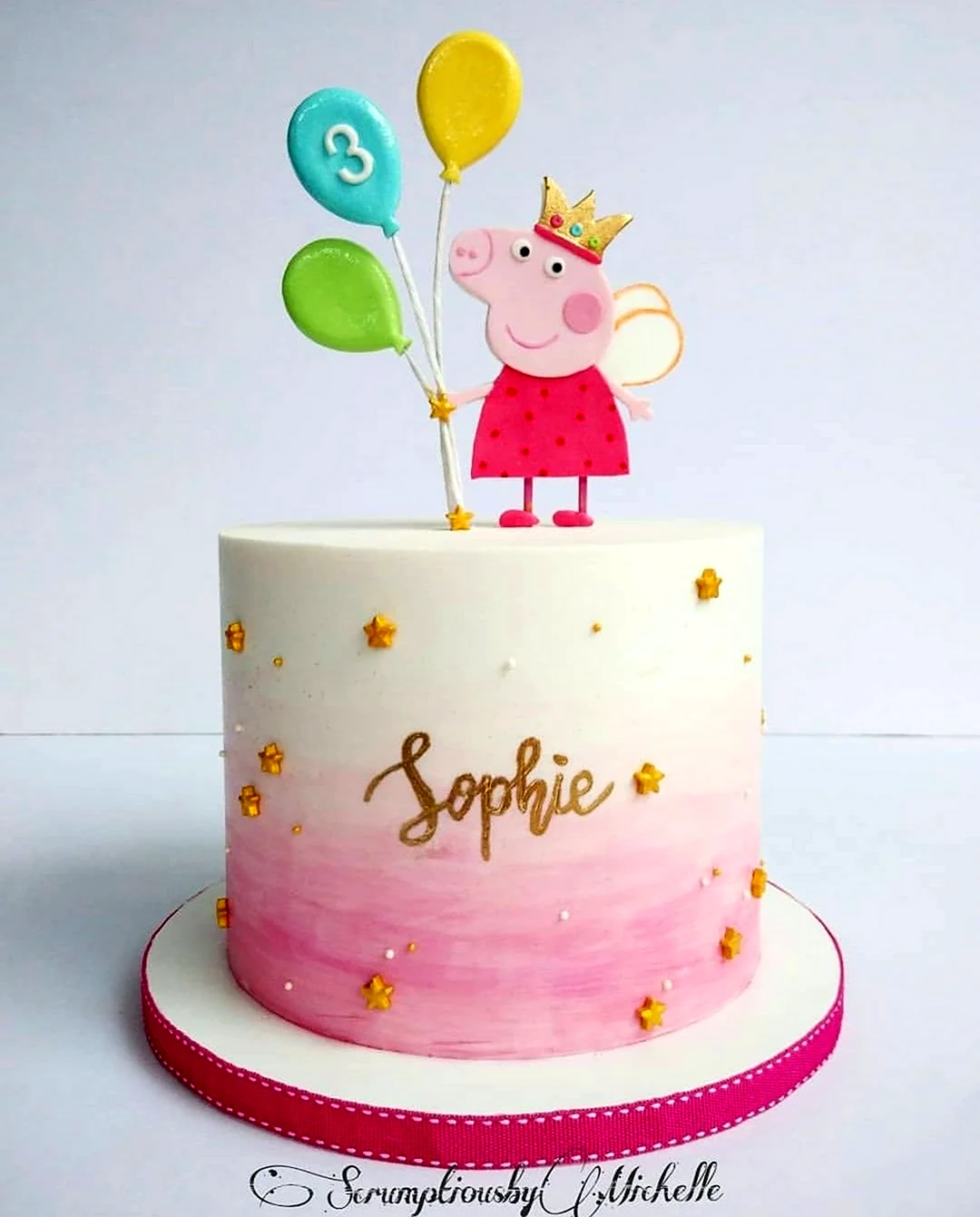 Торт Свинка Пеппа для девочки 4 года