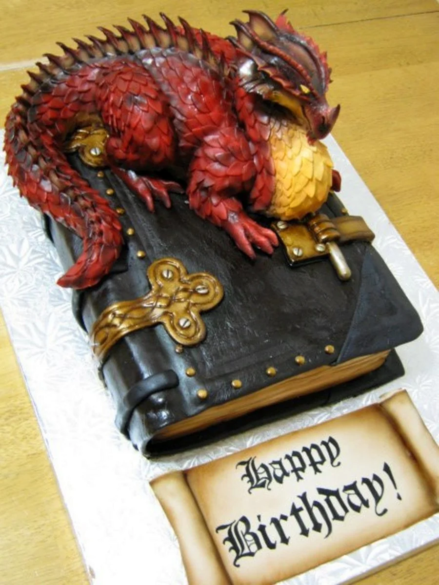 Торт в виде дракона