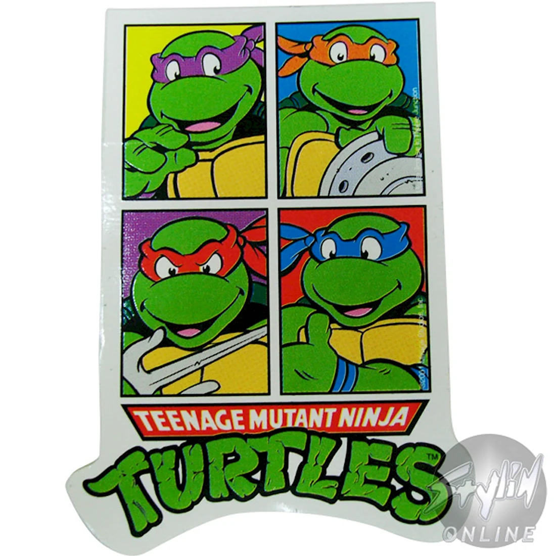 Turtles TMNT Стикеры 90