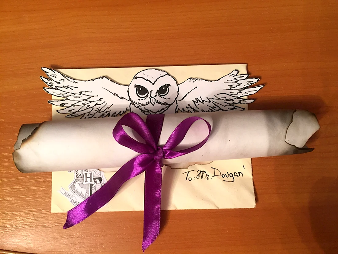 Упаковка подарка в стиле Гарри Поттера