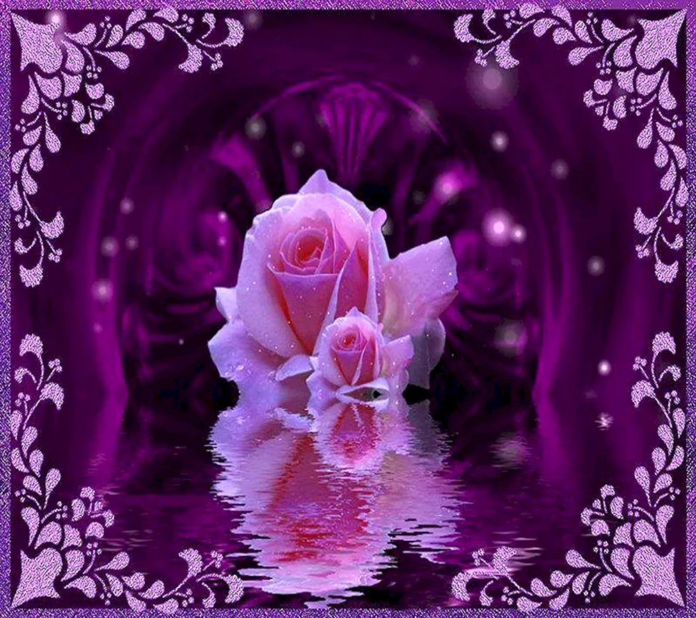 Благодарю в фиолетовом цвете