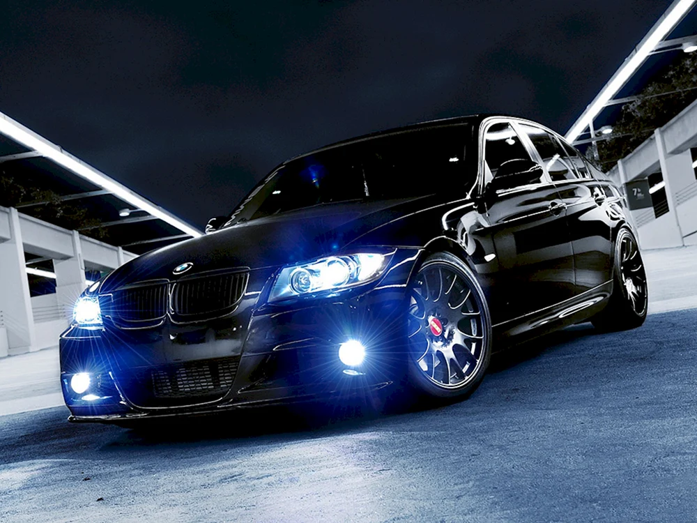 BMW m3 чёрная с ксеноном