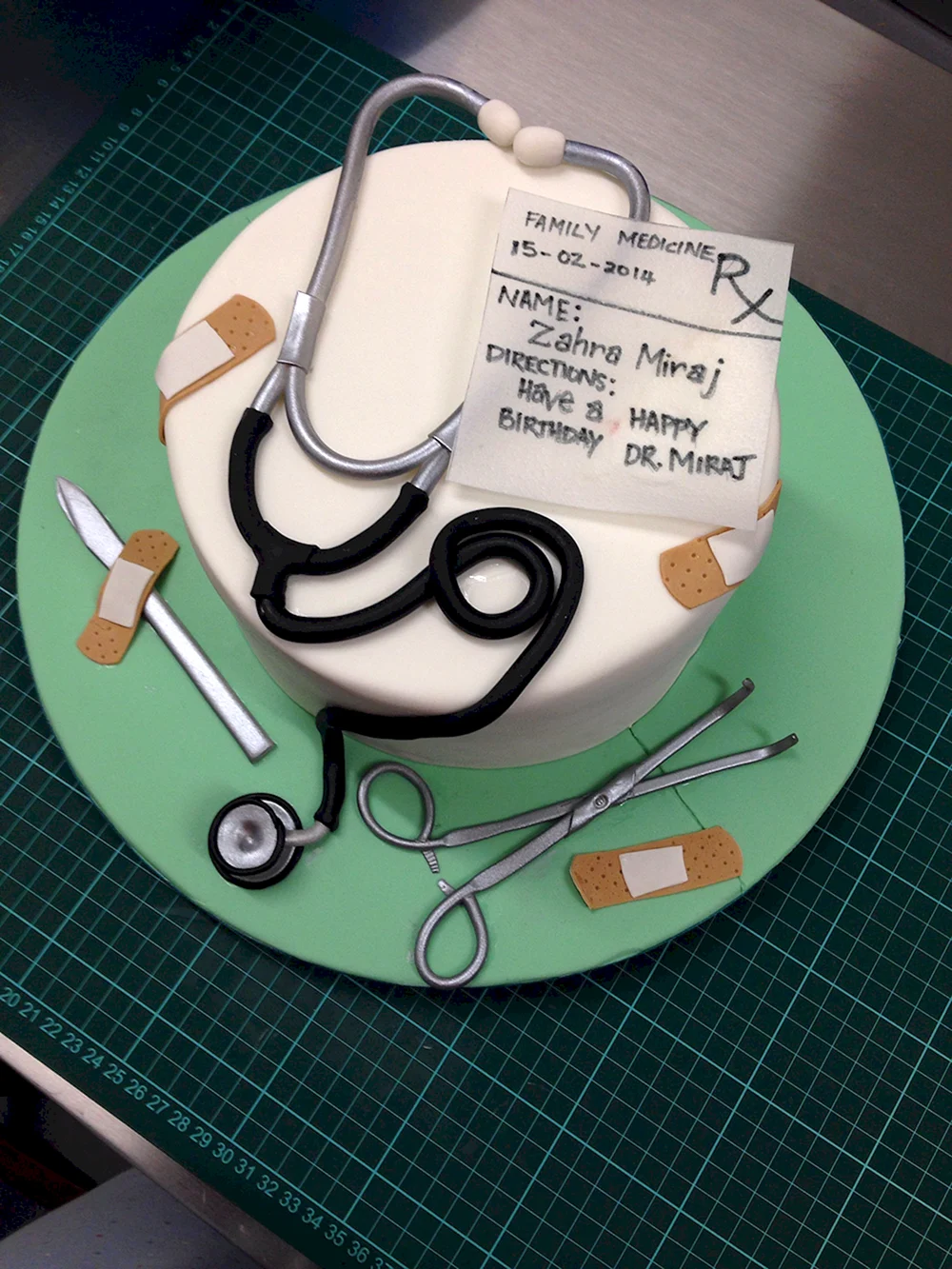 Декорт торта для медиков