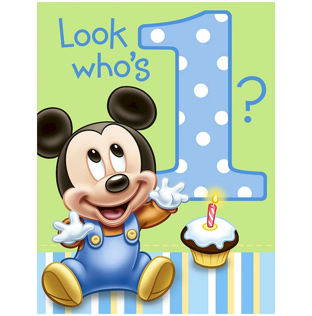 День рождения Микки Маус 1 год