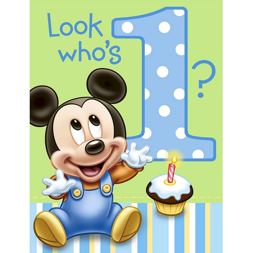 День рождения Микки Маус 1 год