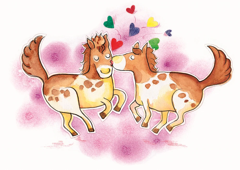 День влюбленных и лошади