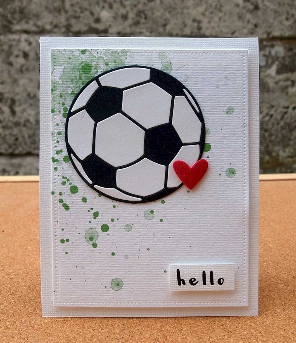 Футбольная открытка