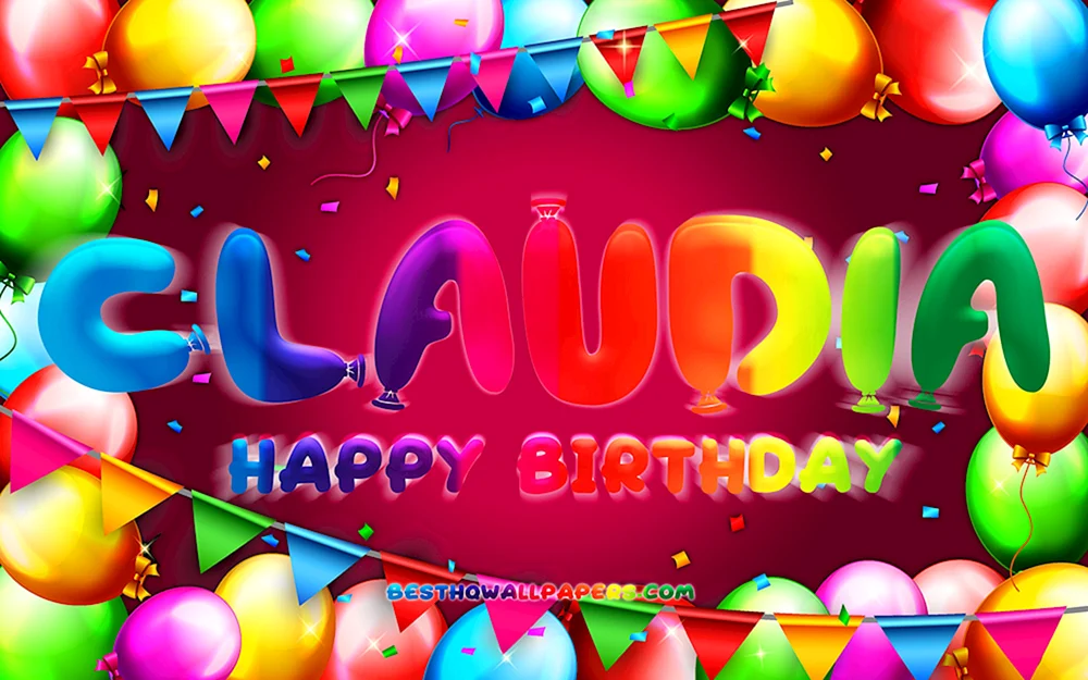 Happy Birthday Claudia