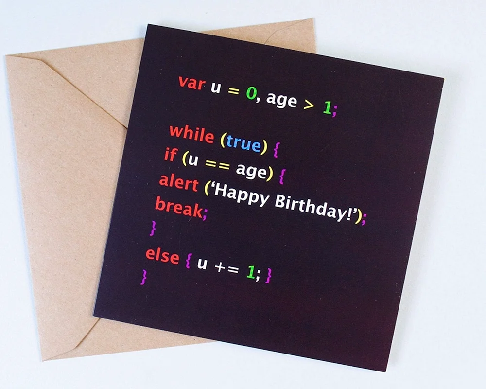 Happy Birthday Programmer