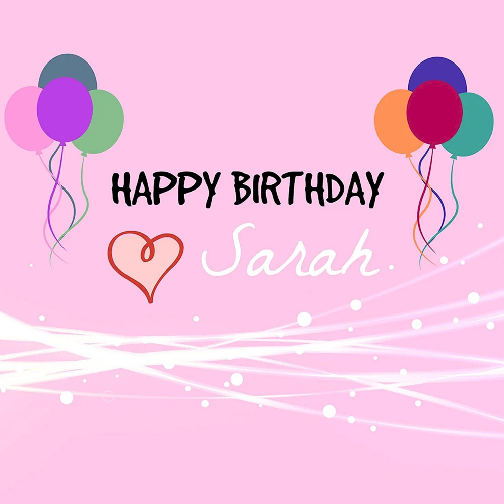 Happy Birthday Sarah
