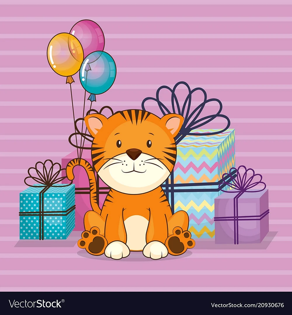 Happy Birthday Tiger Cards