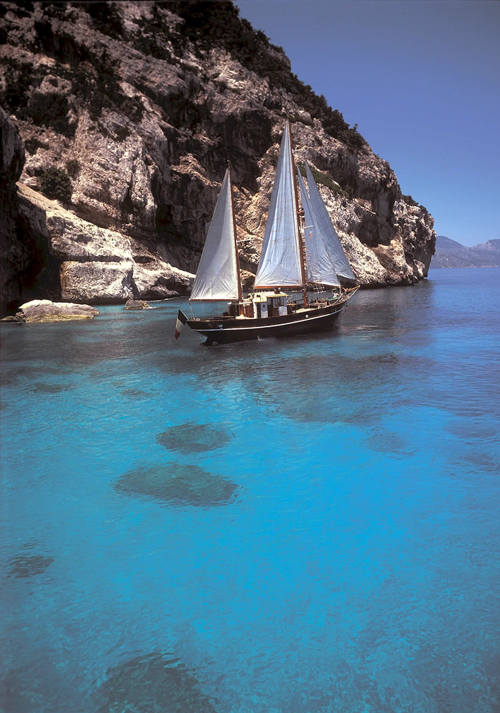 Яхта на Сардинии