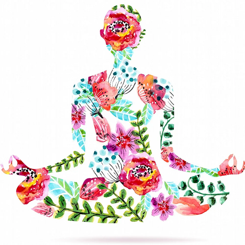 Йога цветы