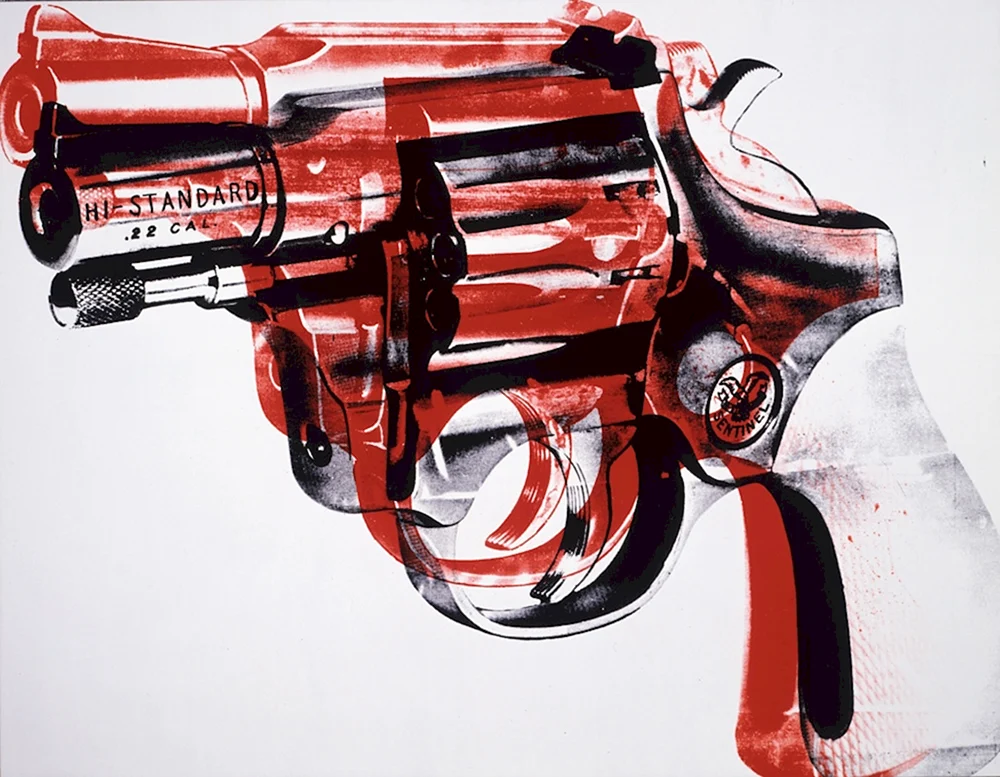 Картина револьвер Энди Уорхол