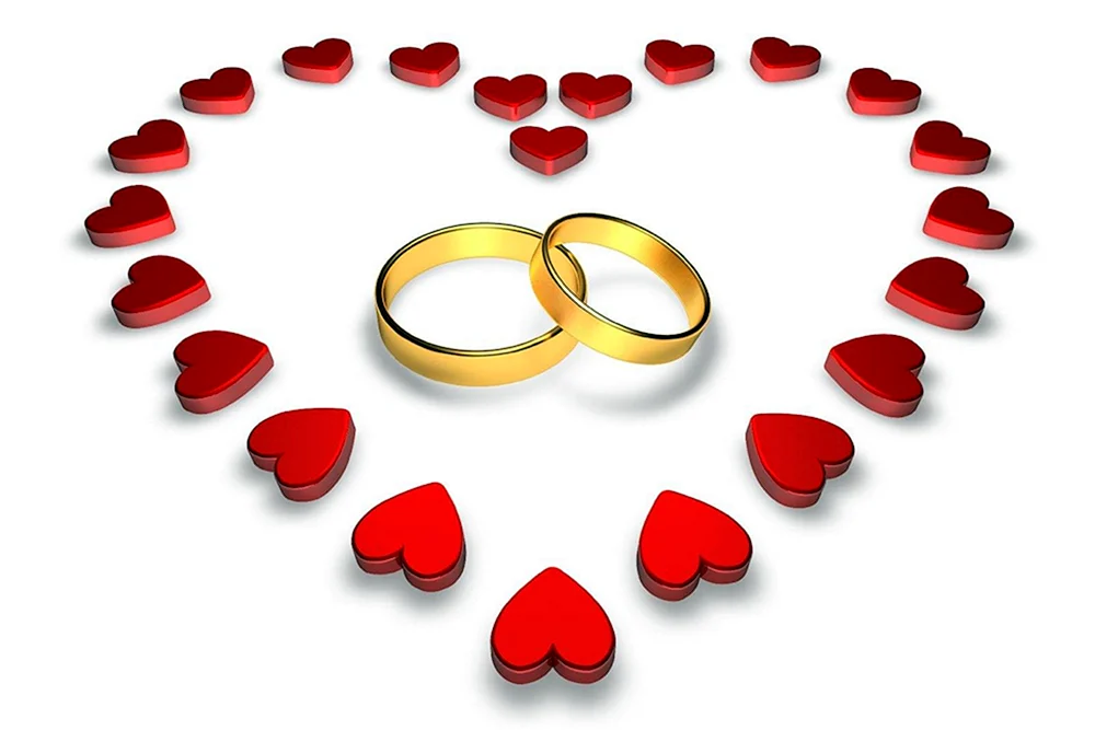 Кольцо свадьба сердечно