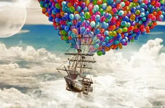 Корабль на воздушных шариках