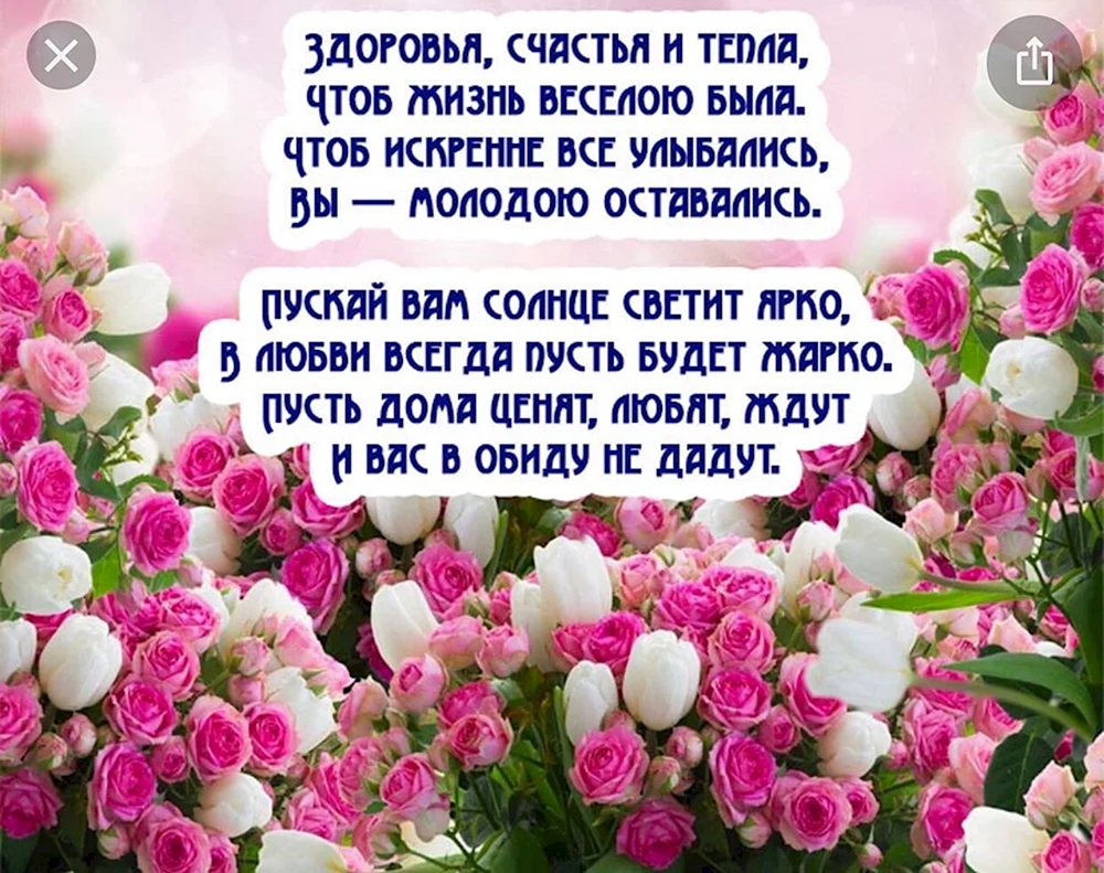 Картинка с днем рождения на 52 года женщине - 53 открыток