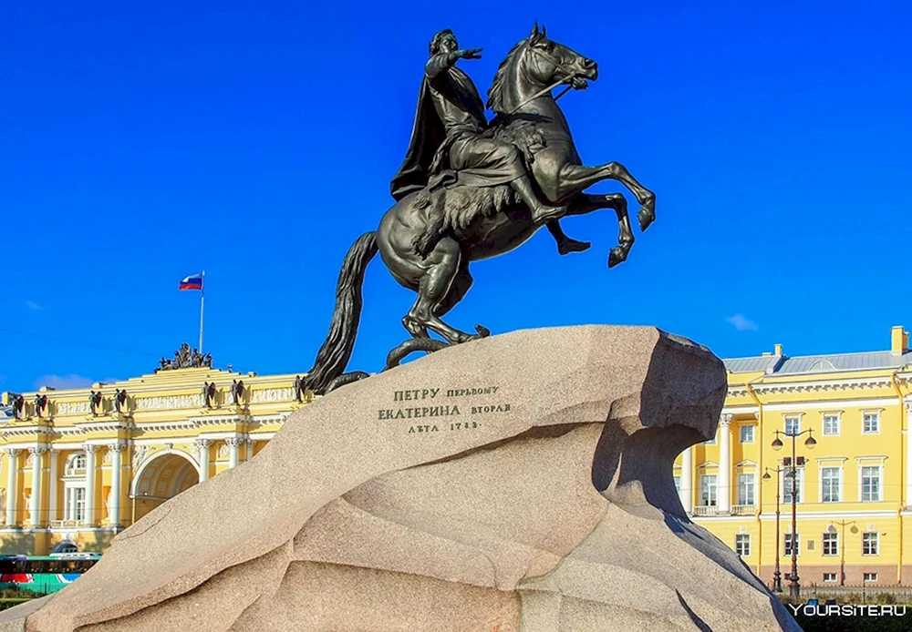 Медный всадник памятник в Санкт-Петербурге