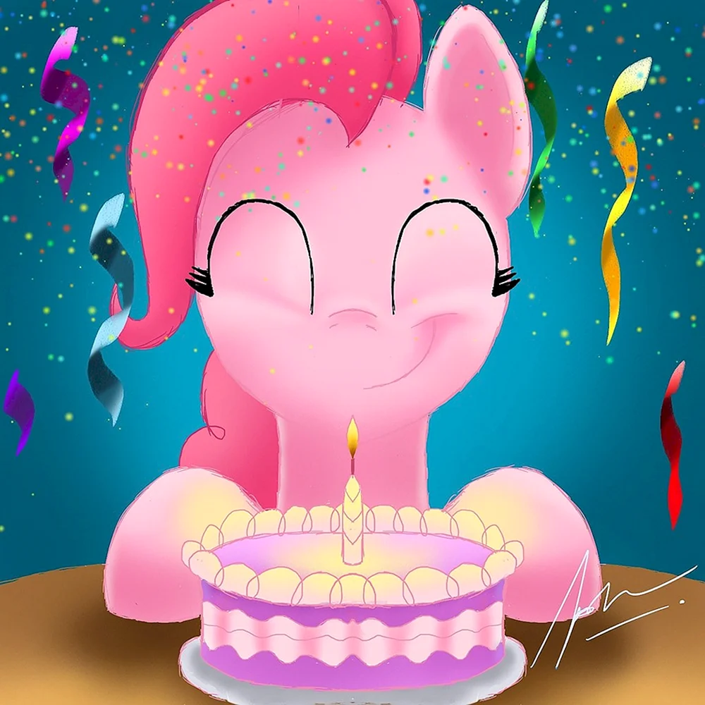 МЛП день рождения Пинки Пай