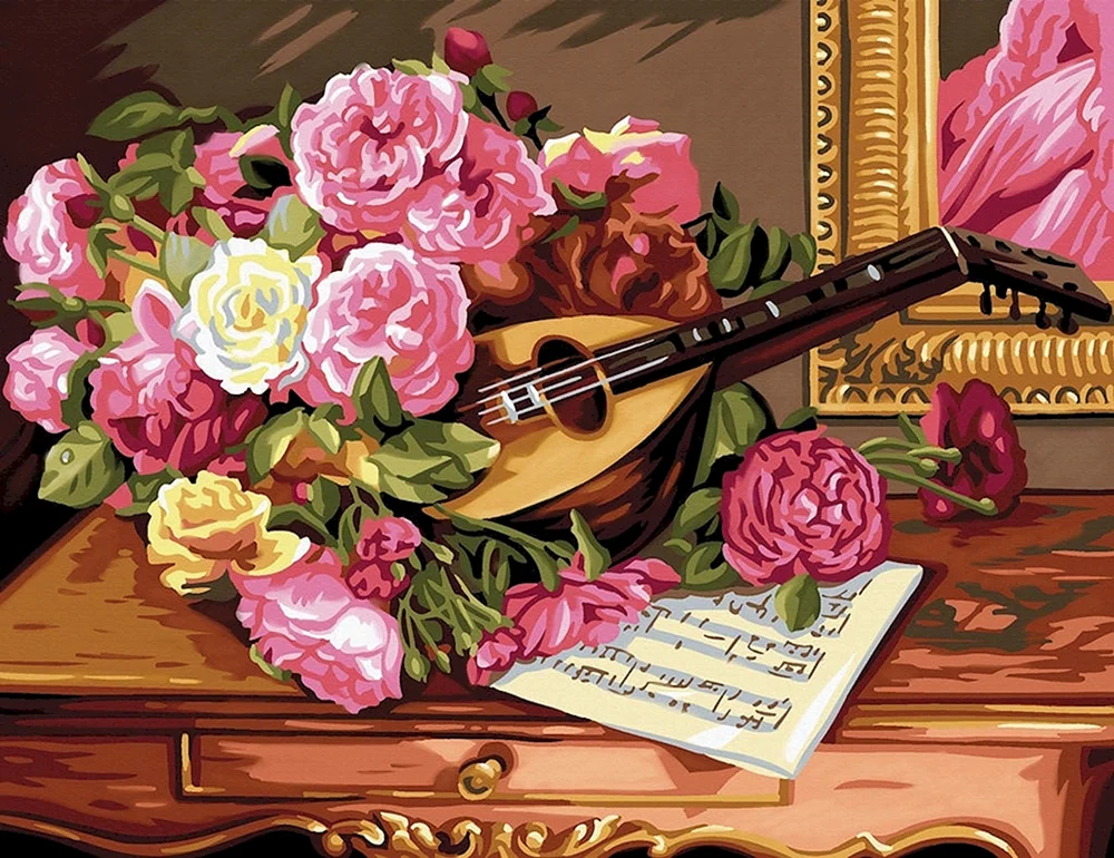 Музыкальный букет цветов