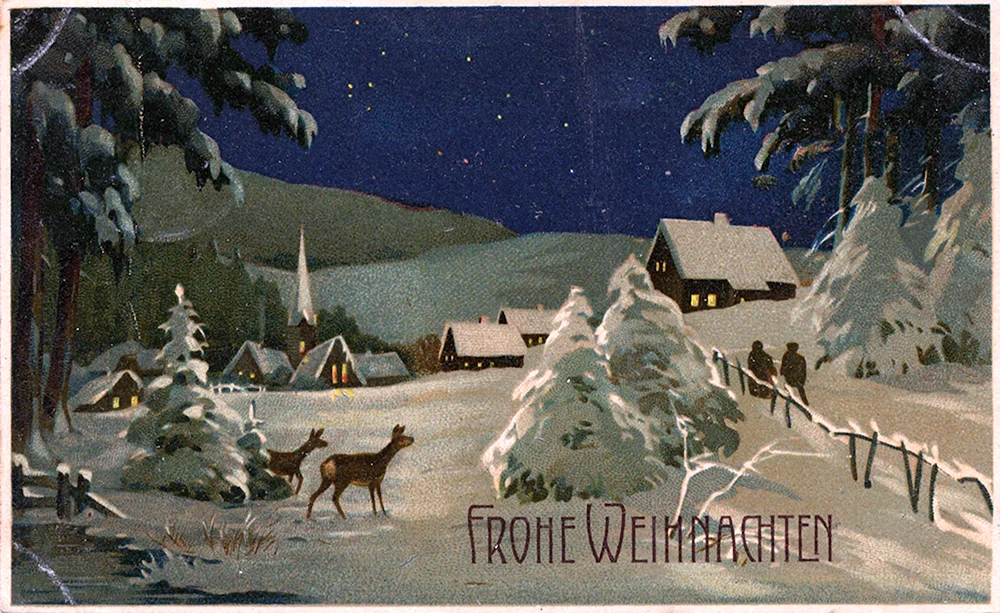 Немецкие новогодние открытки