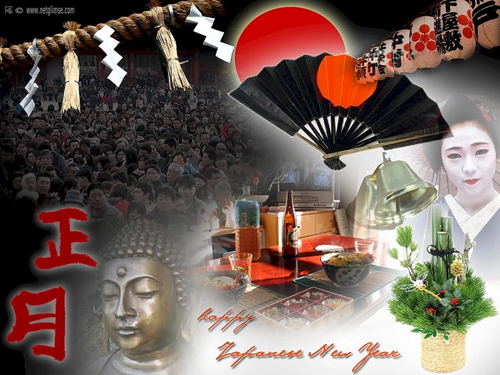 Новый год в японском стиле