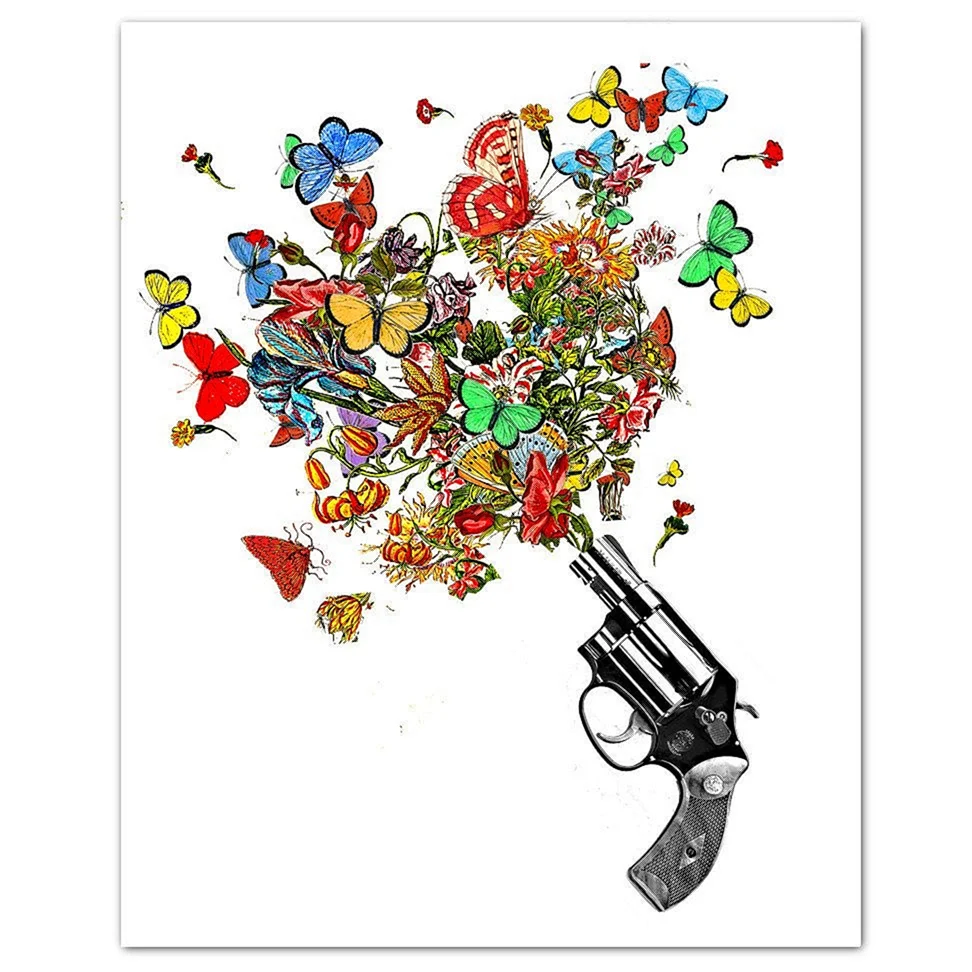 Оружие в цветах