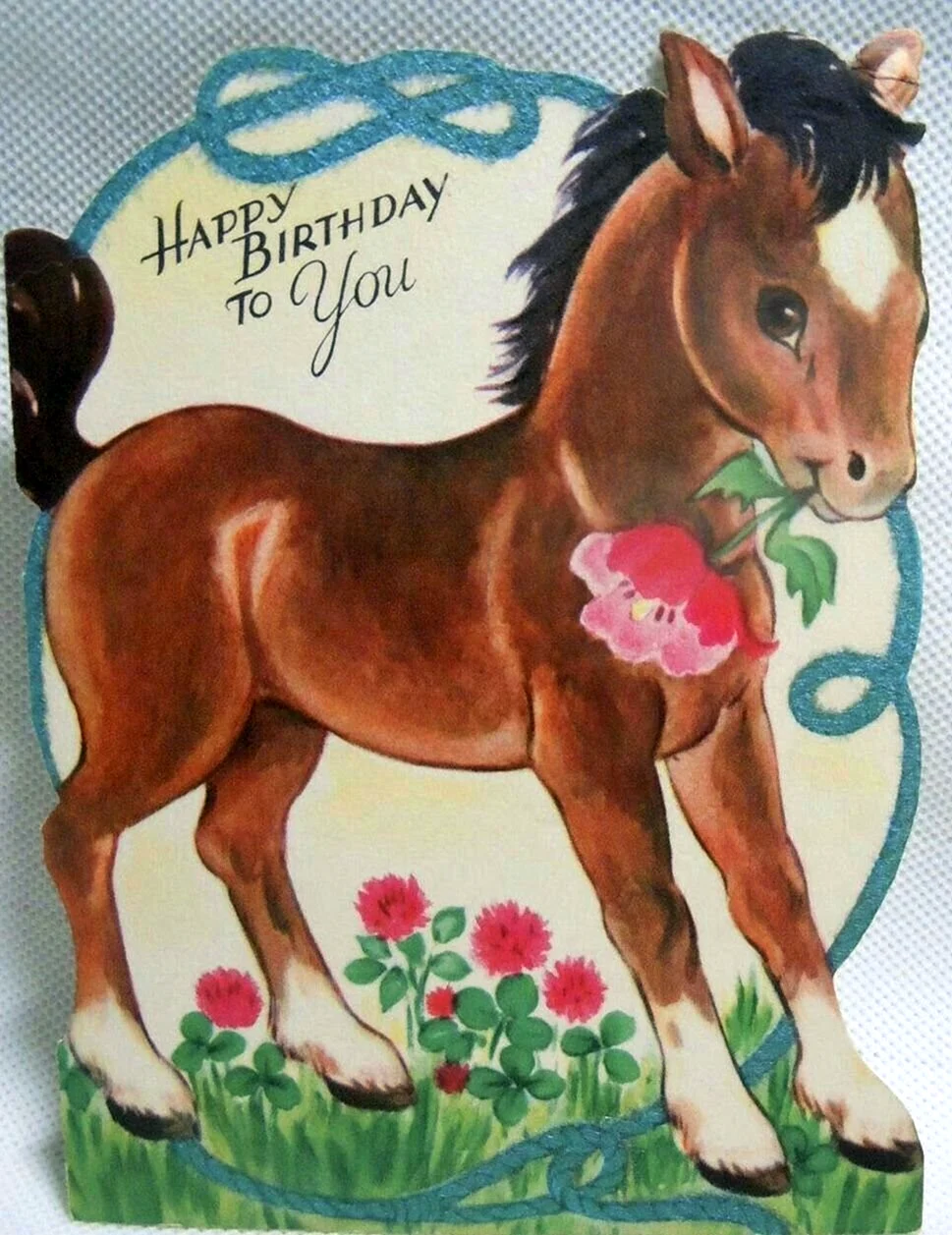 Открытки с днём рождения с лошадками