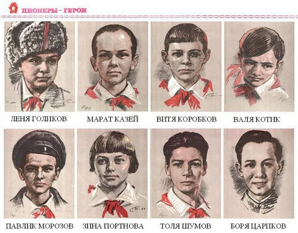 Пионеры герои герои советского Союза