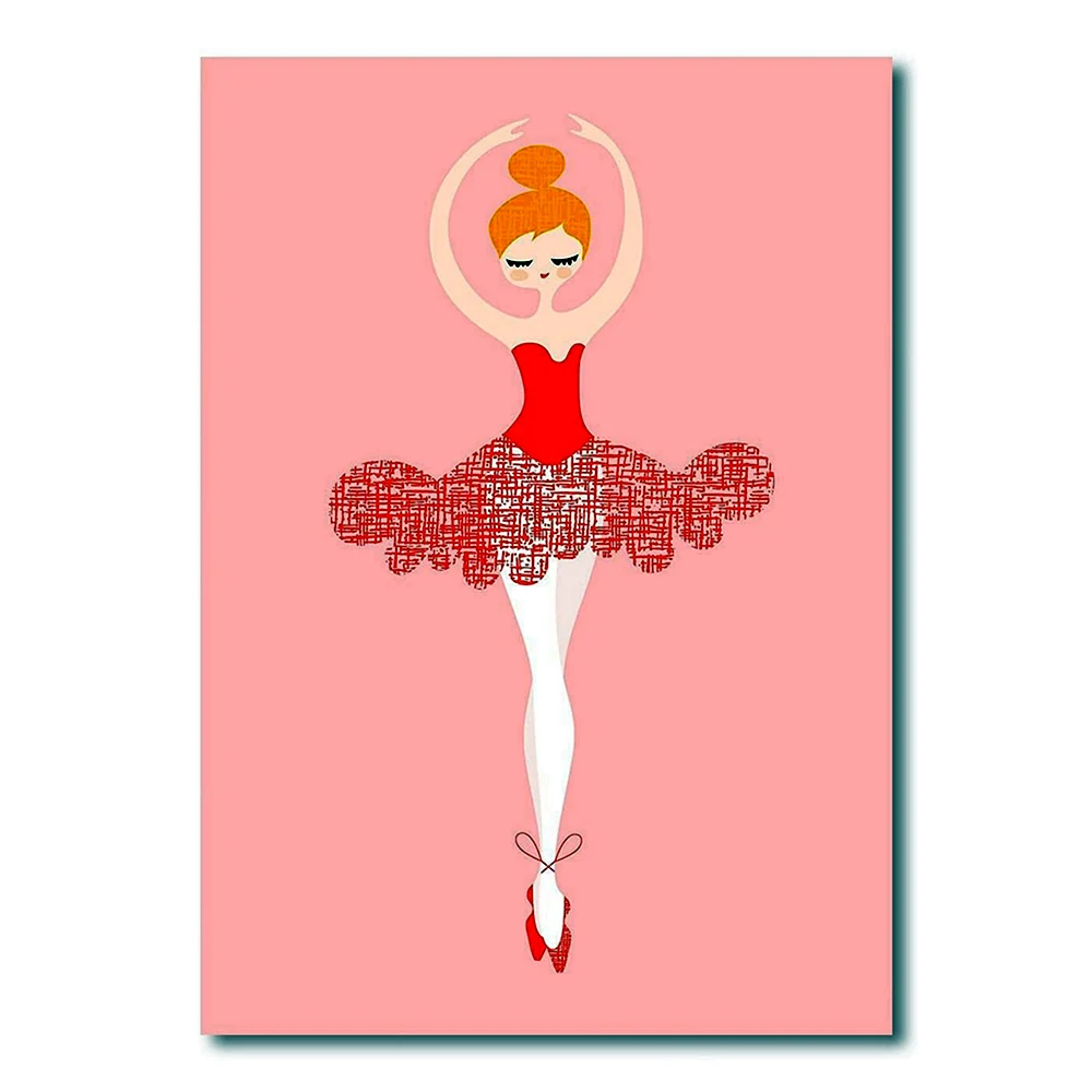Постер балерина