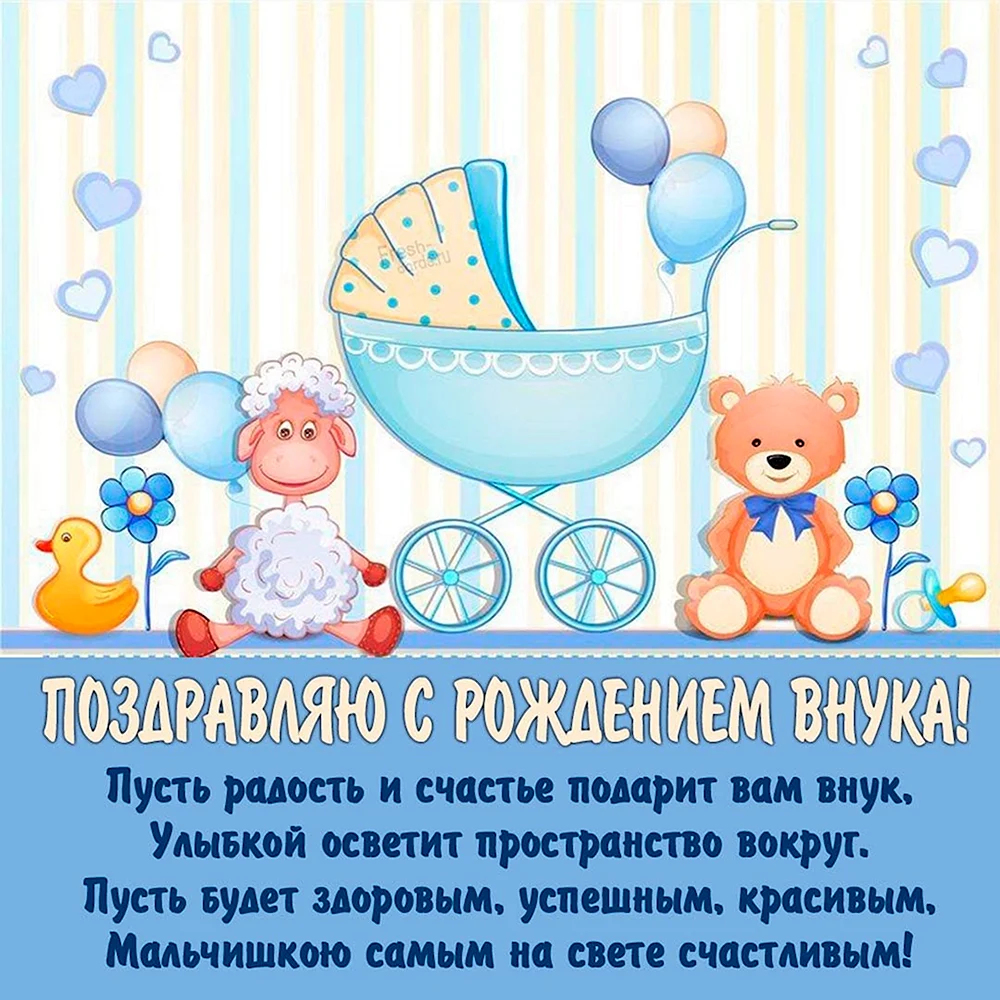 Постер на рождение мальчика